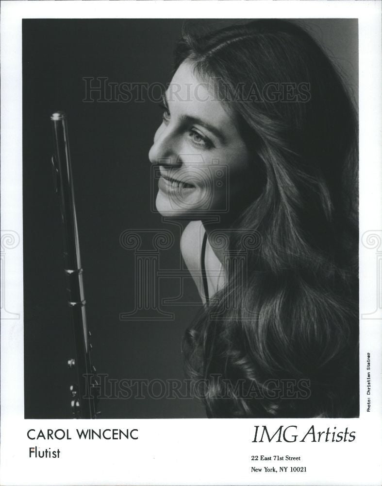 1994 Press Photo Carol Wincenc Flutist Musician - Historic Images