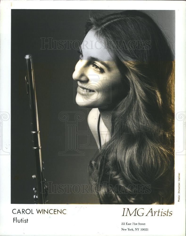 1991 Press Photo Carol Wincenc - Historic Images