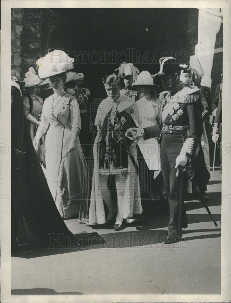 1928 Press Photo Wales King George Edward - Historic Images