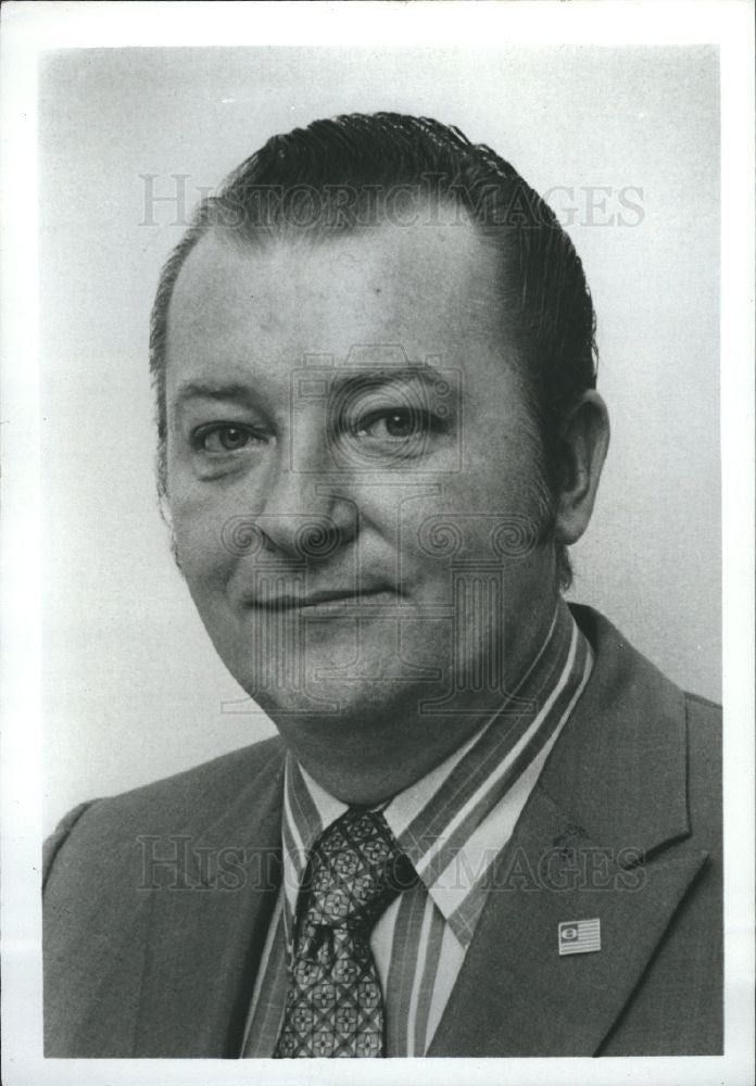 1973 Press Photo Jack Stewart Wilson Regional Manager - Historic Images