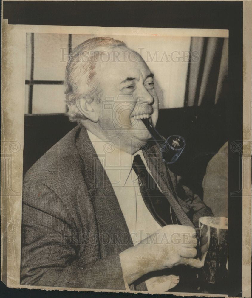 1977 Press Photo Harold Wilson British Prime Minister - Historic Images