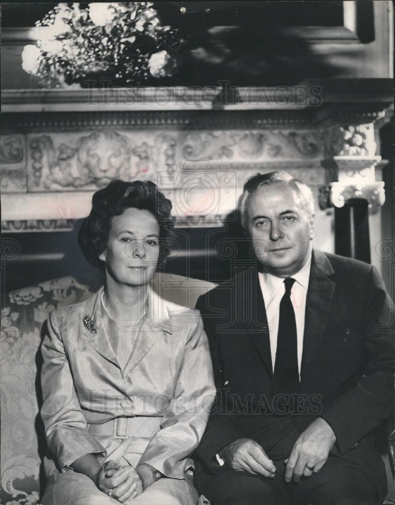 1968 Press Photo Harold Wilson Prime Minister British - Historic Images