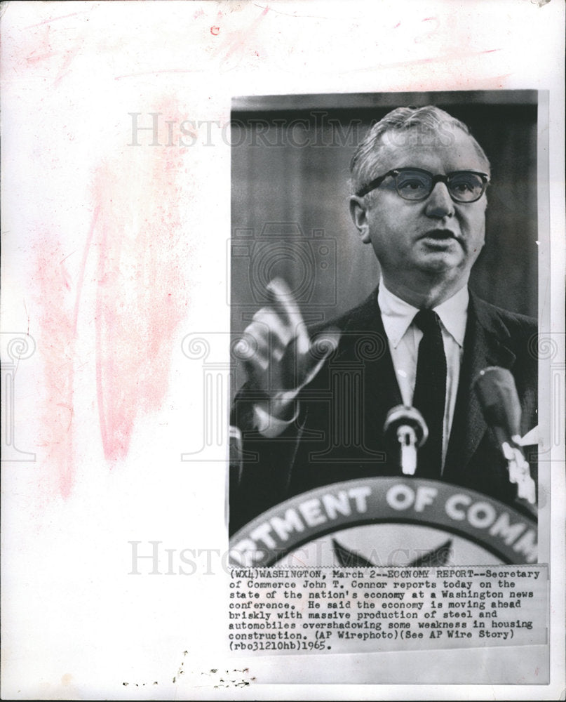 1965 John T. Connor USA Secretary Commerce-Historic Images