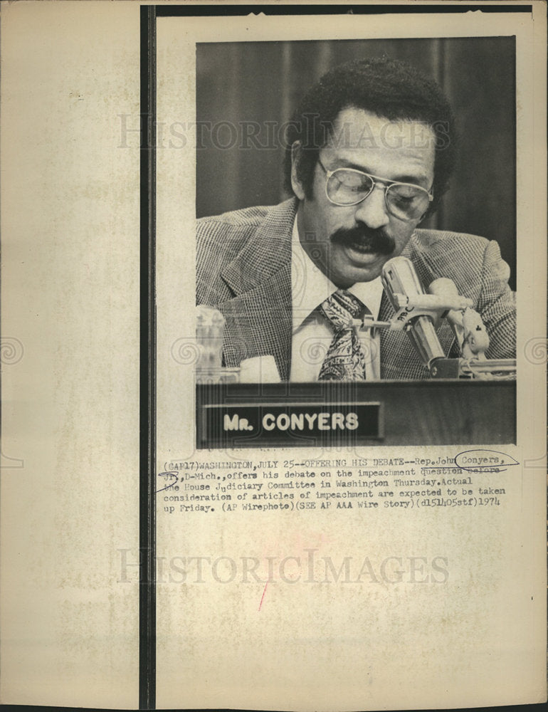1974 john Conyers-Historic Images