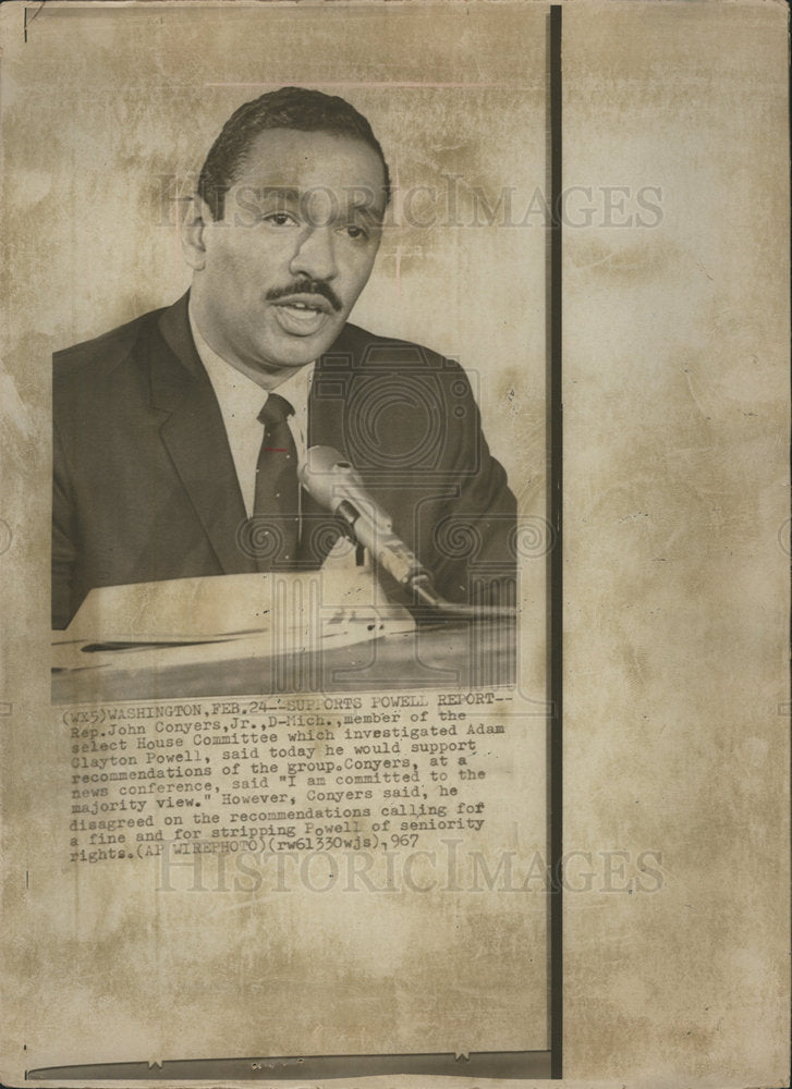 1967 John Conyers Jr. House Committee-Historic Images