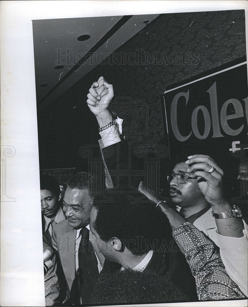 1973 Coleman Alexander Young Detroit Mayor-Historic Images