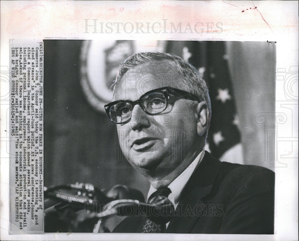 1955 Press Photo John T. &quot;Jack&quot; Connor - dfpb04337- Historic Images