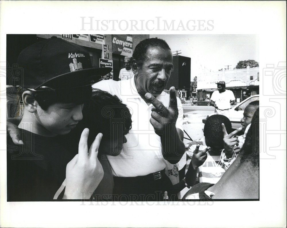 1989 John Conyers Detroit Democrat-Historic Images