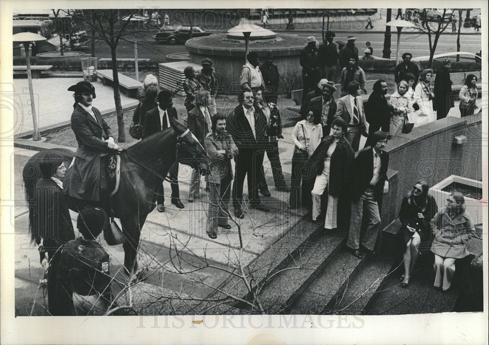 1975 Ron Kelmer Paul Revere Kennedy Square-Historic Images