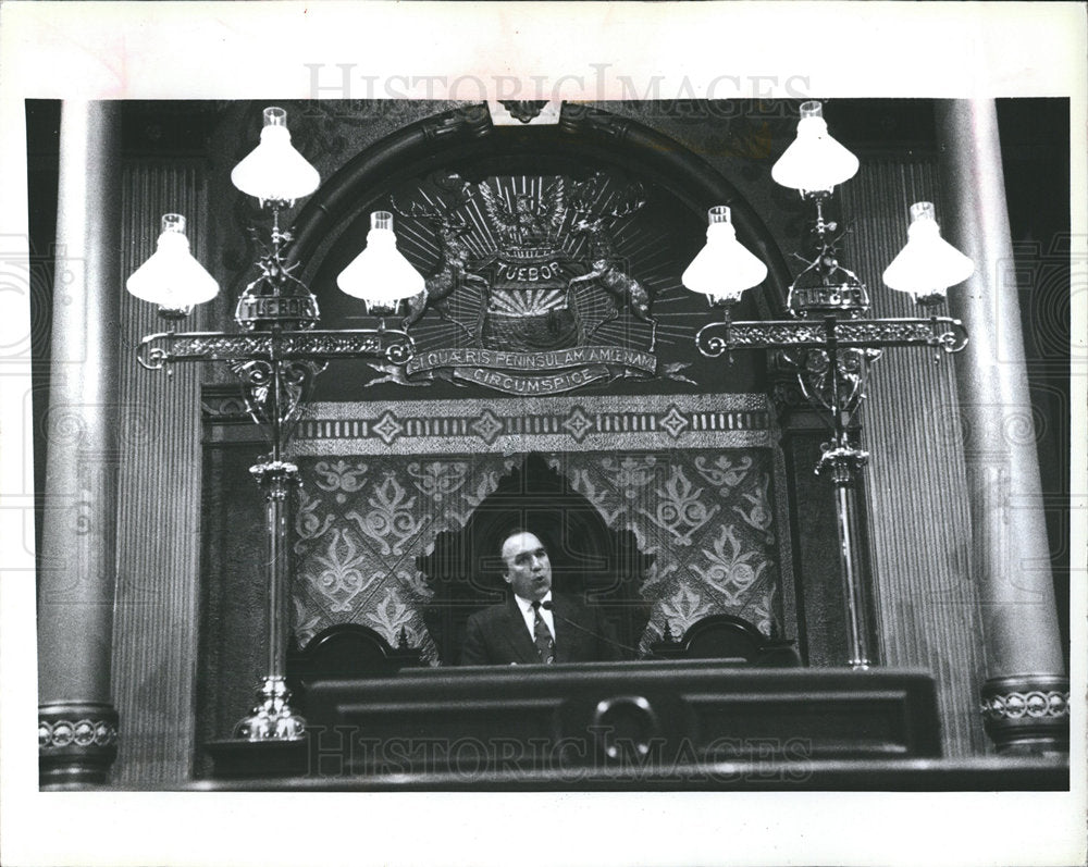 1991 Governor John Engler state of state-Historic Images