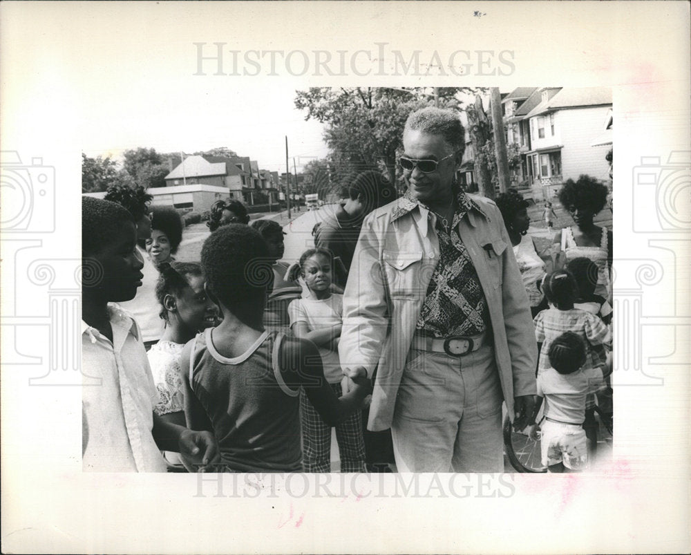 1976 Coleman Alexander Young Detroit Mayor-Historic Images