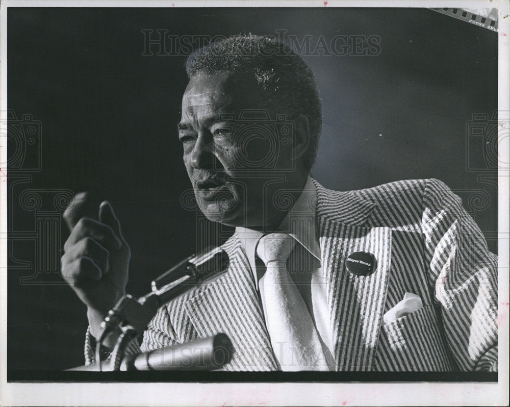 1977 Detroit Mayor Coleman Young-Historic Images