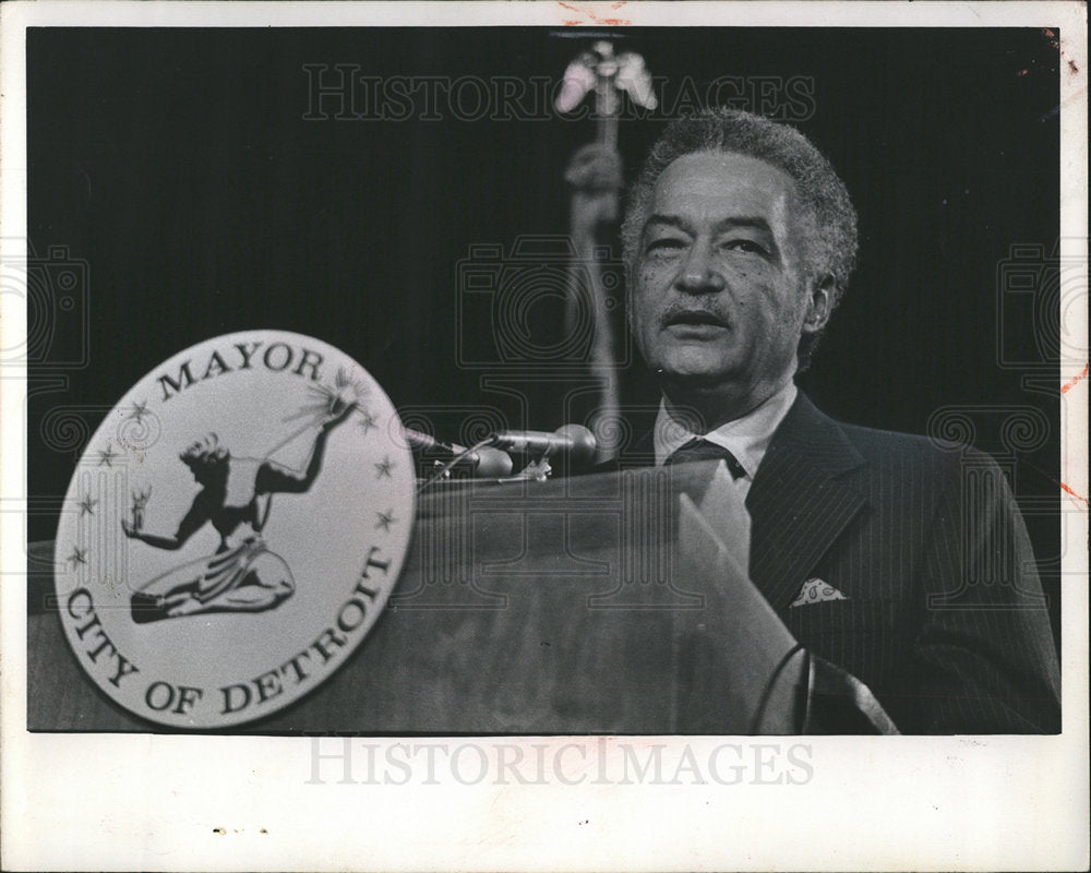 1976 Detroit Mayor Coleman Young crisis-Historic Images