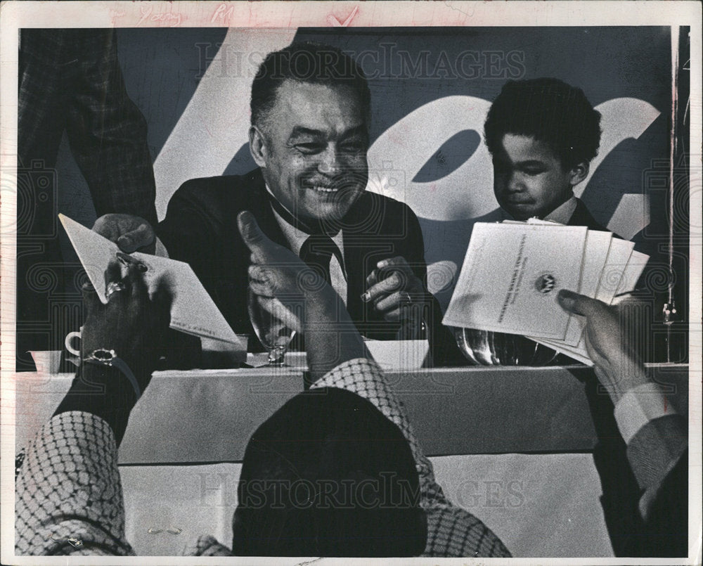 1973 Coleman Alexander Young Detroit Mayor-Historic Images