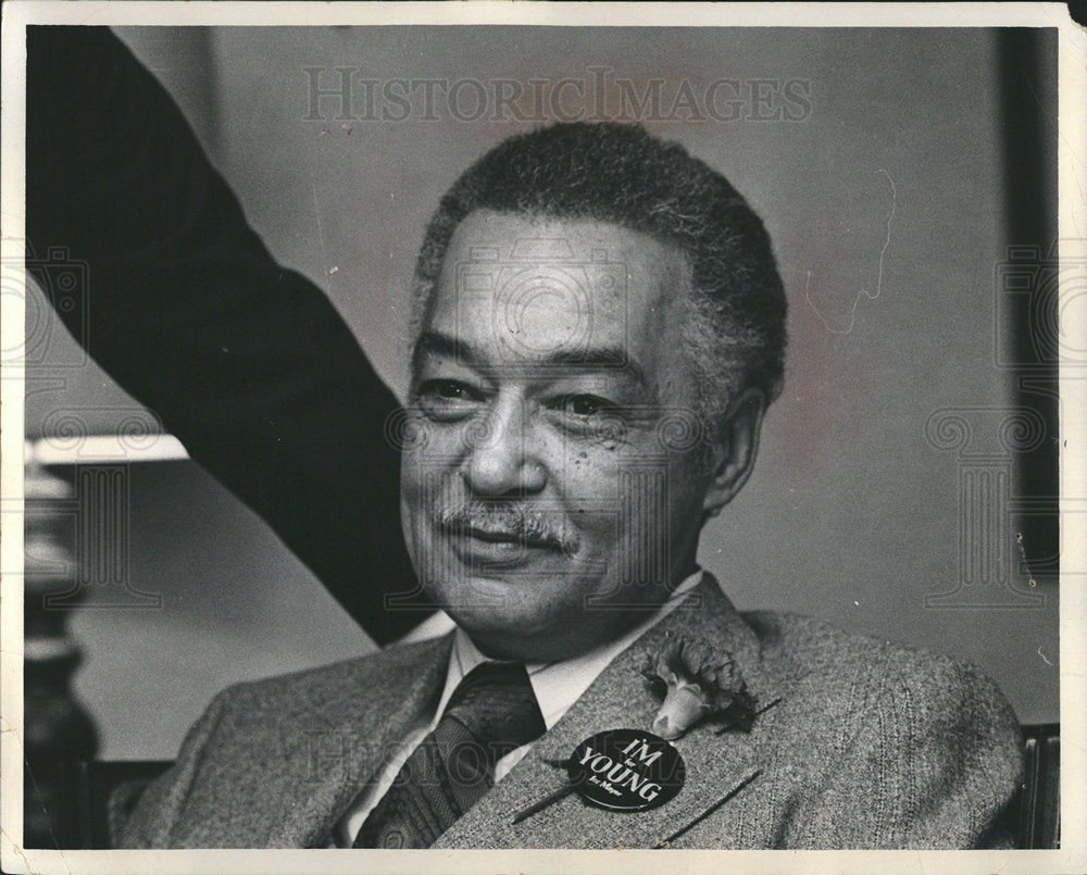 1973 Coleman Alexander Young Mayor Detroit-Historic Images