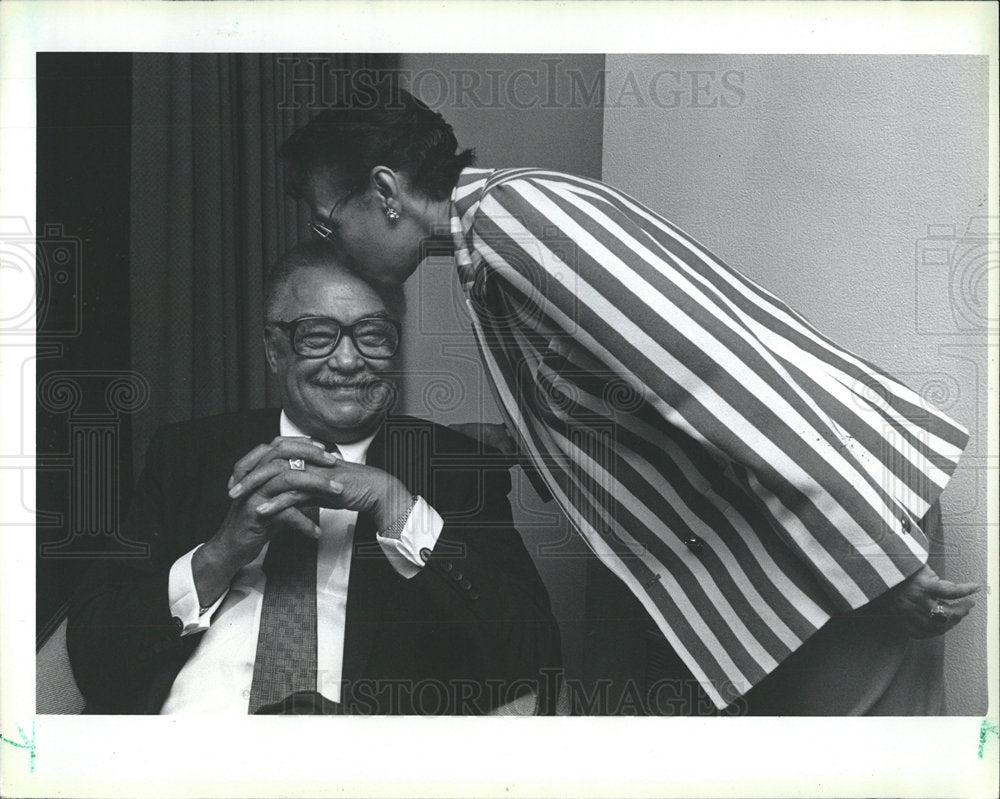 1985 Coleman Mayor Young Detroit - dfpb06057 - Historic Images