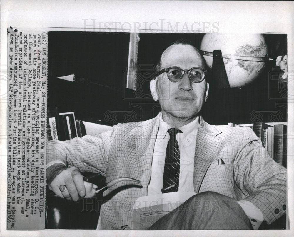 1969 Fred warner named parvin foundation-Historic Images