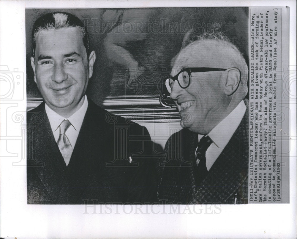 1963 Aldo Moro-Historic Images