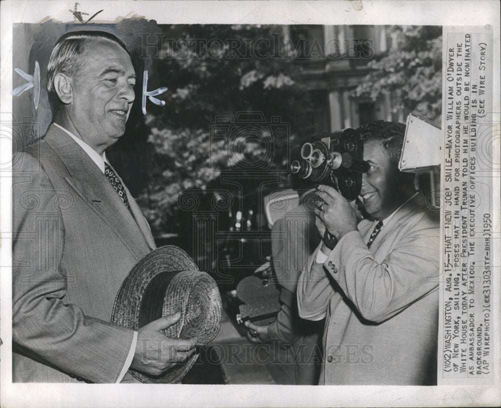 1950 Mayor William O'Dwyer White House-Historic Images
