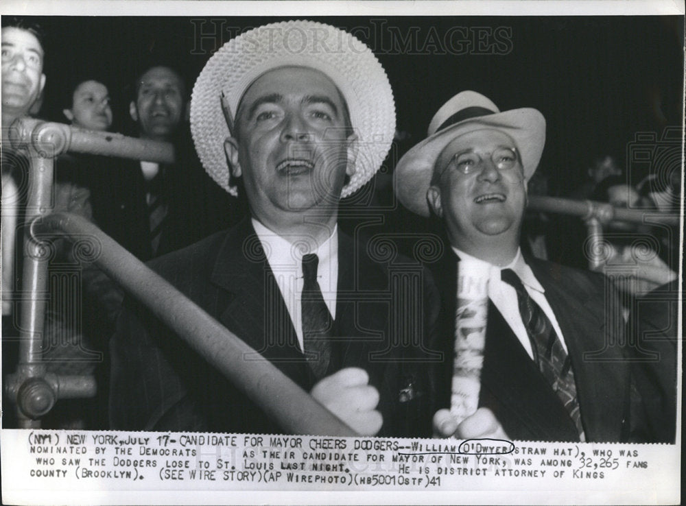 1941 William O Dwyer NYC Mayor Candidate-Historic Images