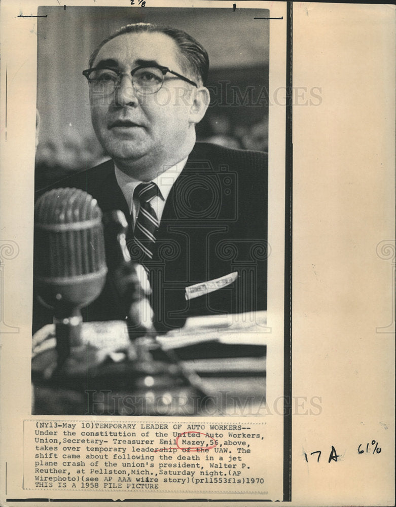1970 Emil Mazey United Auto Workers - dfpb10751 - Historic Images