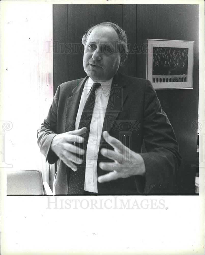 1984 Press Photo Michigan Senator Carl Levin - dfpb10943- Historic Images