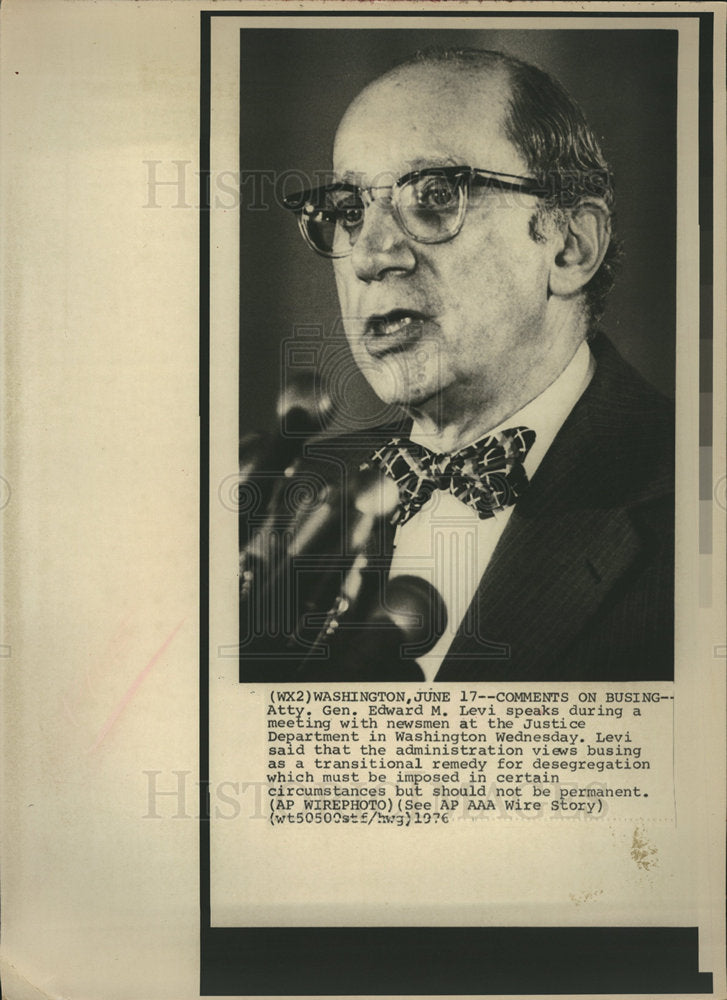 1976 Atty. General Edward M Levi - dfpb11019 - Historic Images