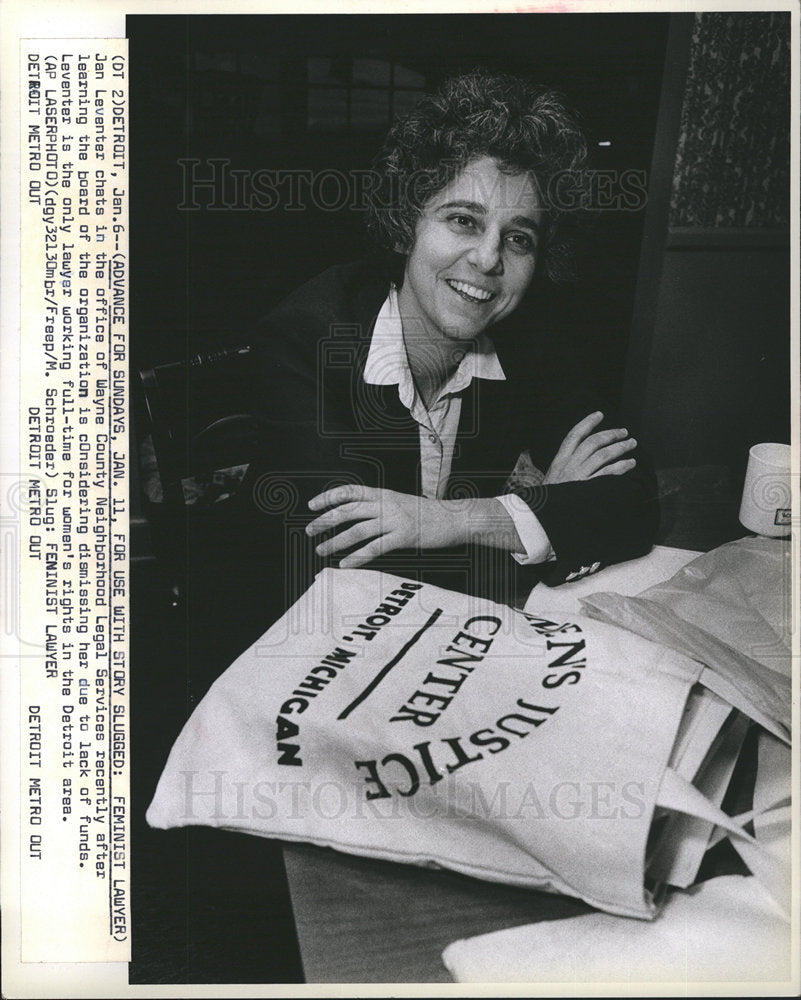 1980 Jan Leventer Feminist Lawyer - dfpb11059 - Historic Images