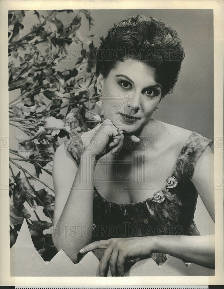 1958 Press Photo Doretta Morrow Voice of Firestone - dfpb12075- Historic Images