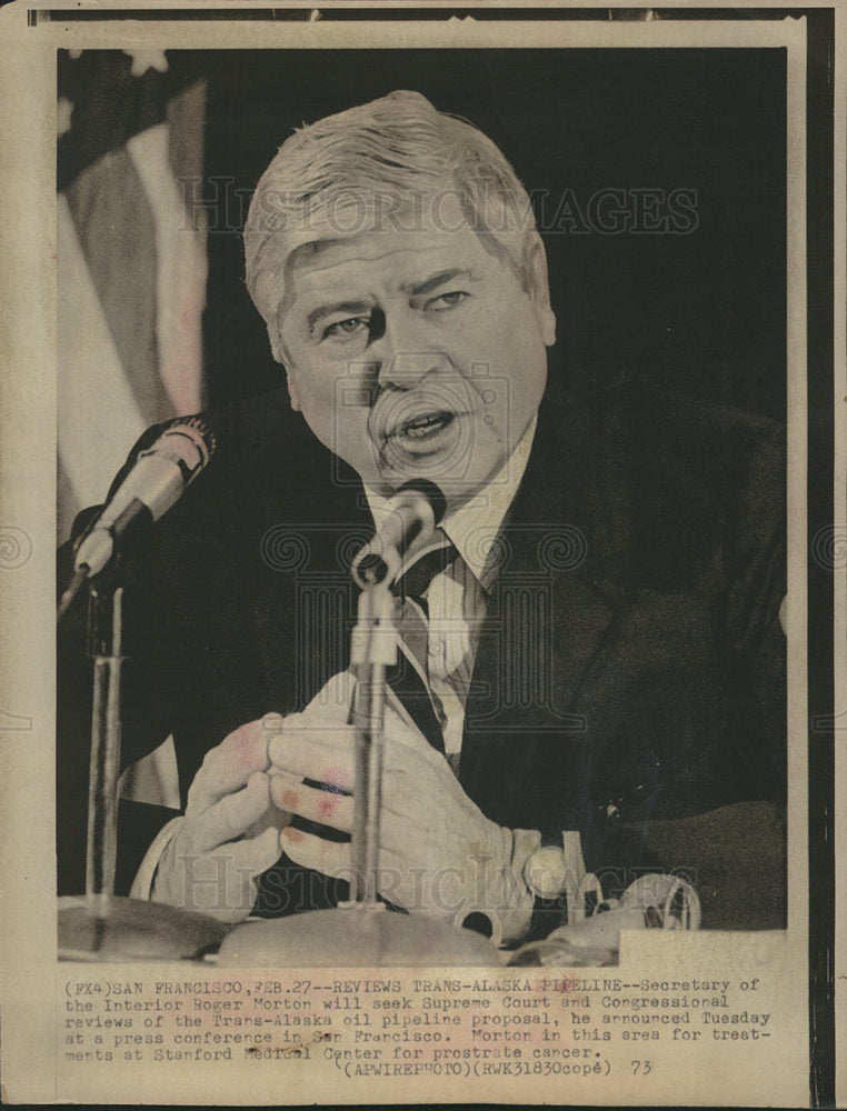 1973 Roger Morton Secretary of the Interior - dfpb12503 - Historic Images