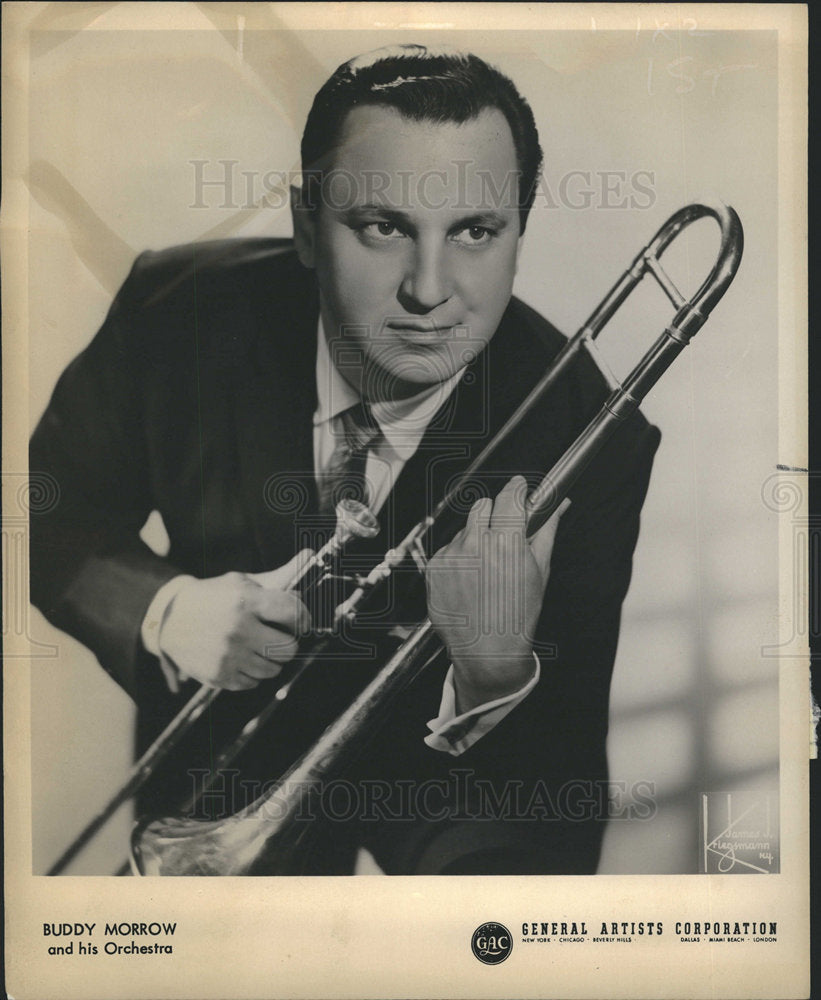 1960 Buddy Morrow rombonist bandleader-Historic Images