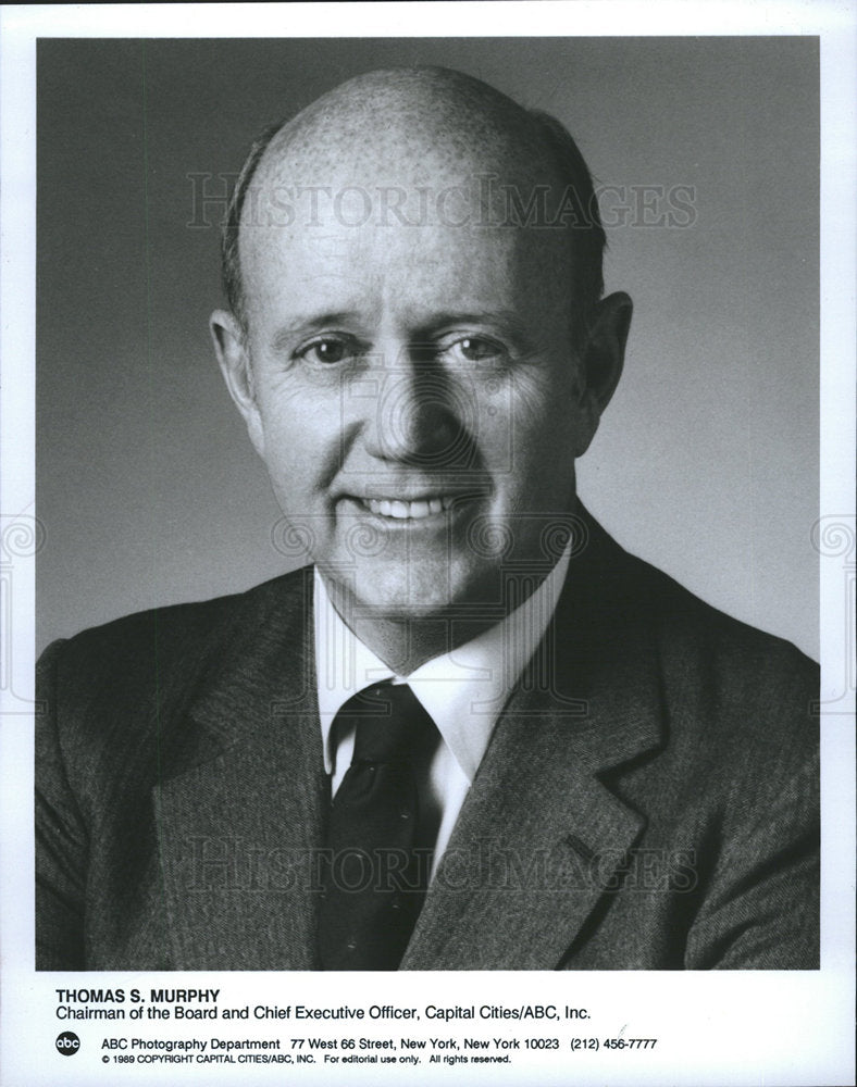 1990 Thomas S. Murphy Chairman-Historic Images