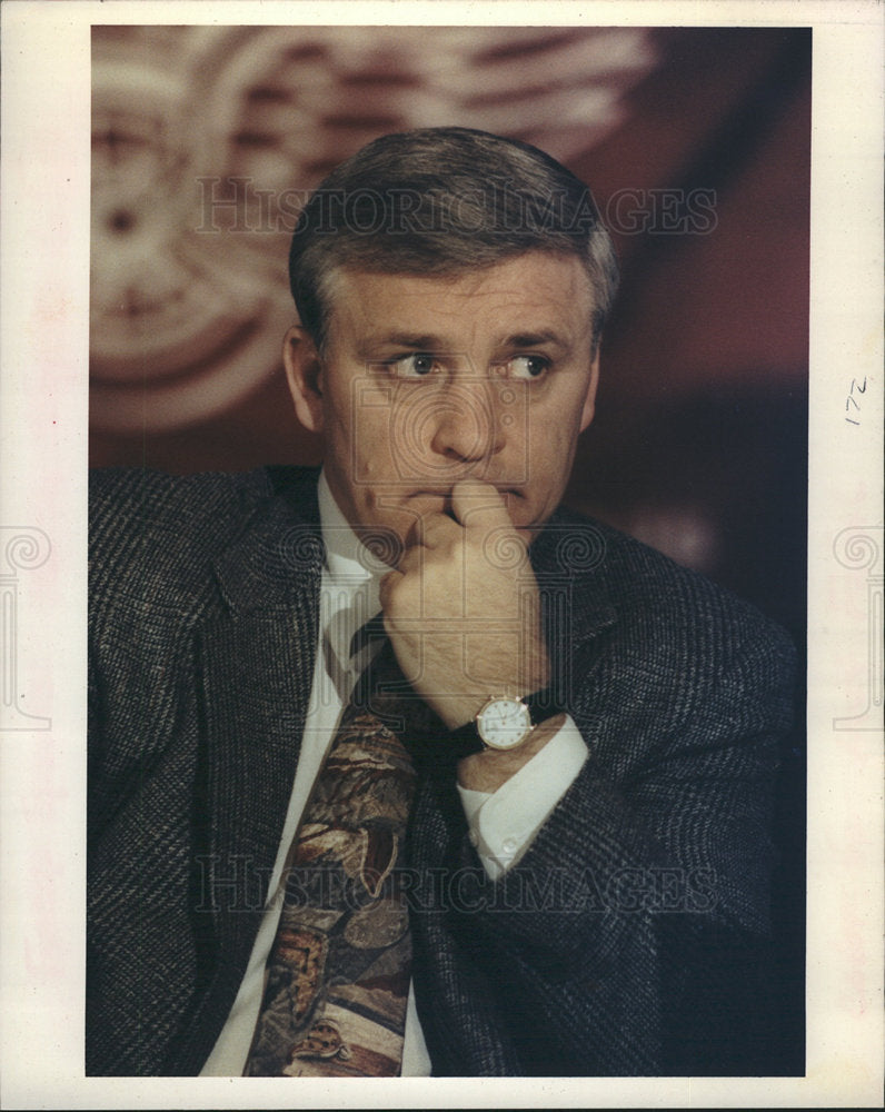 1992 Bryan Murray Detroit Red Wings Coach-Historic Images