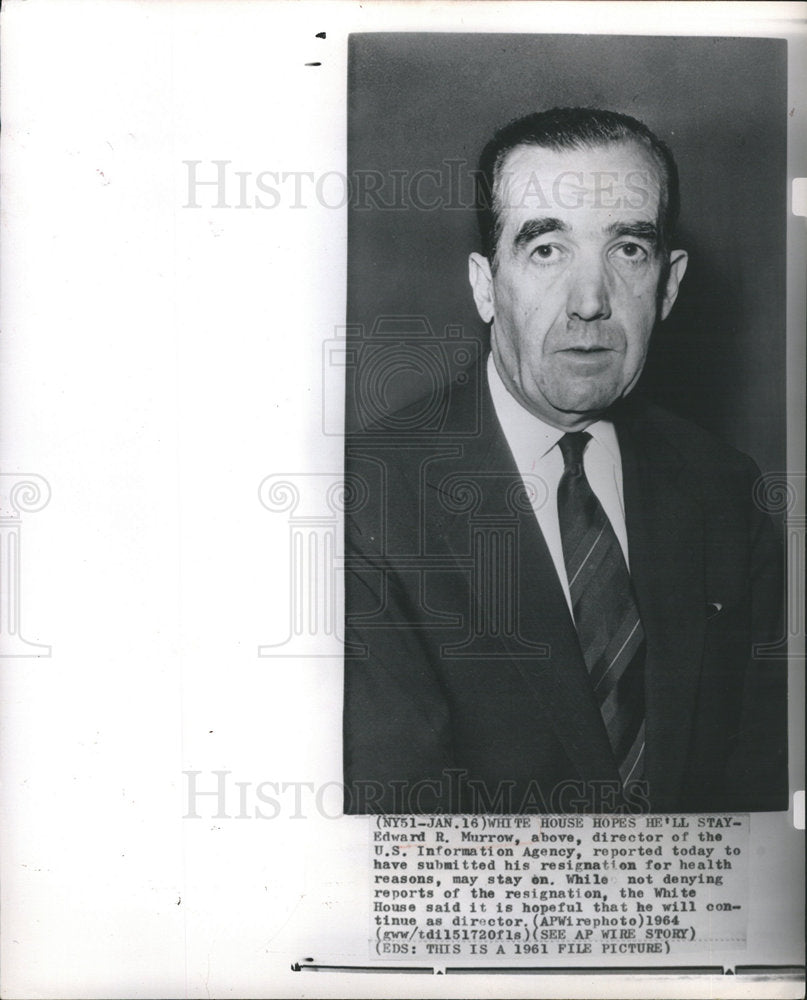 1964 Edward R. Murrow White House-Historic Images