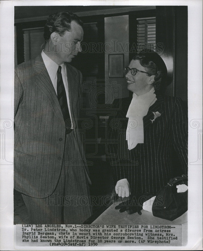 1950 Dr. Peter Lindstrom divorce scandal-Historic Images