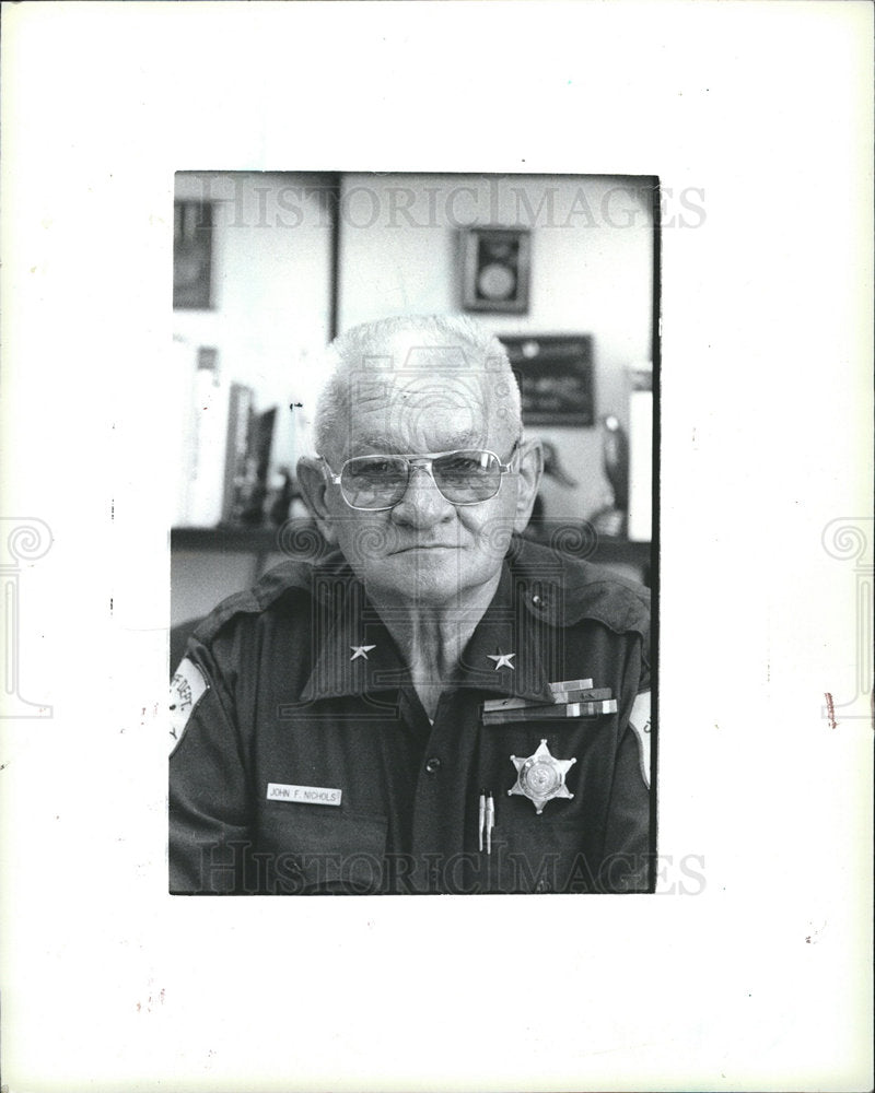 1985 John Nichols Police Commissioner-Historic Images