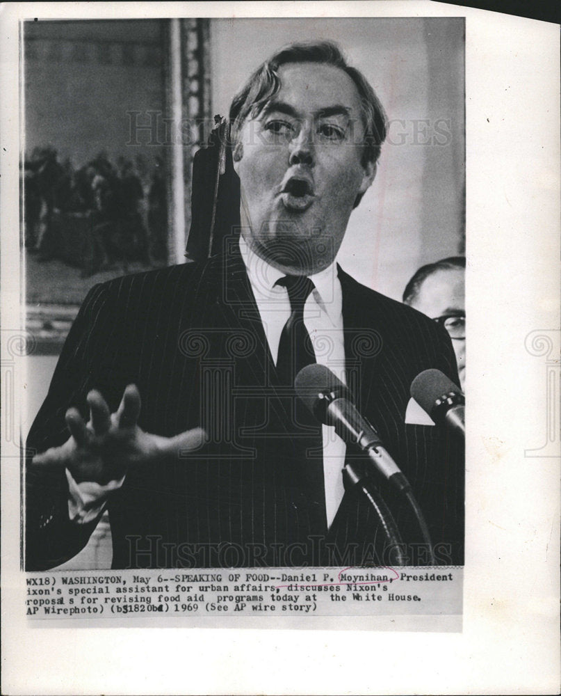 1969 Daniel Patrick Moynihan Nixon adviser-Historic Images