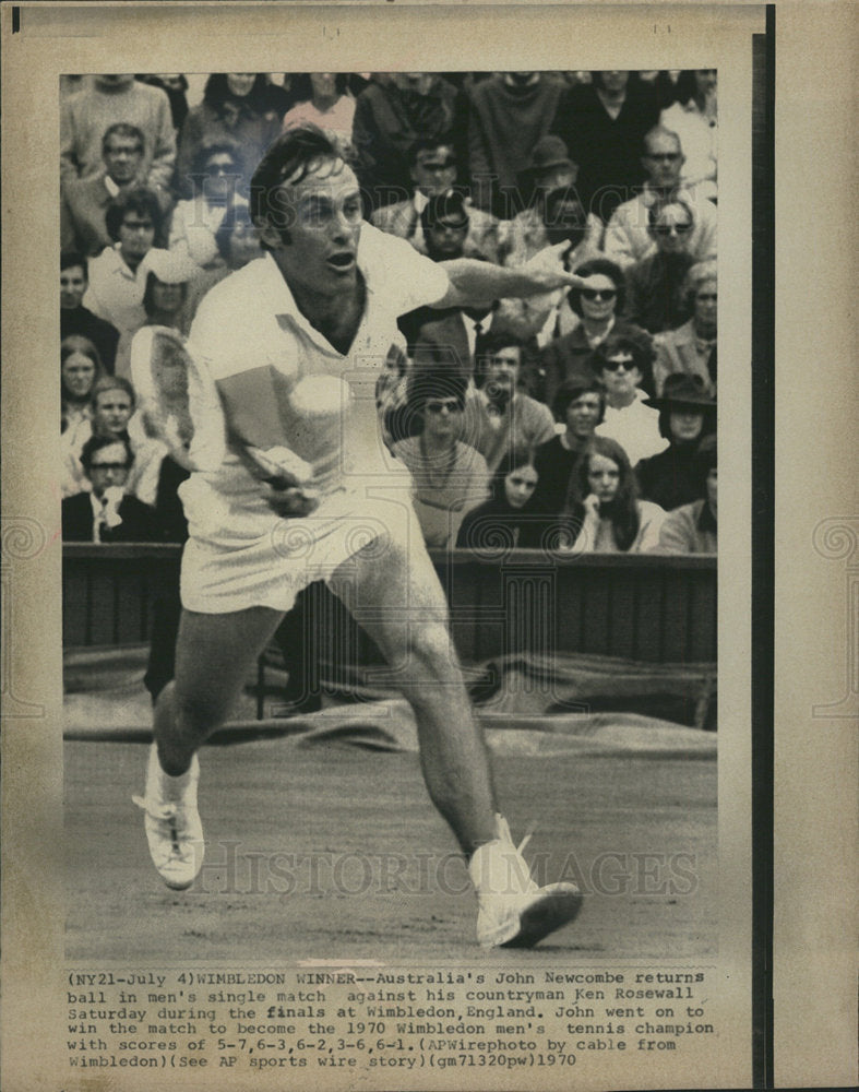 1970 John Newcombe, tennis player-Historic Images