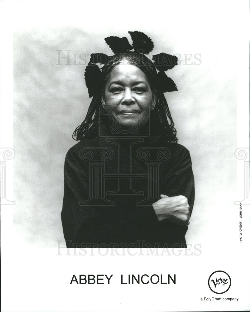 ABBEY LINCOLN songwriter singer-Historic Images