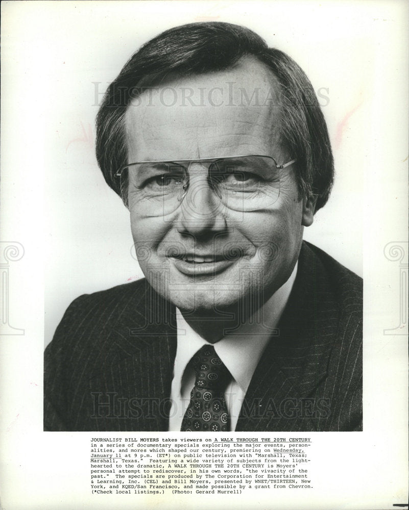 1988 JOURNALIST BILL MOYERS-Historic Images