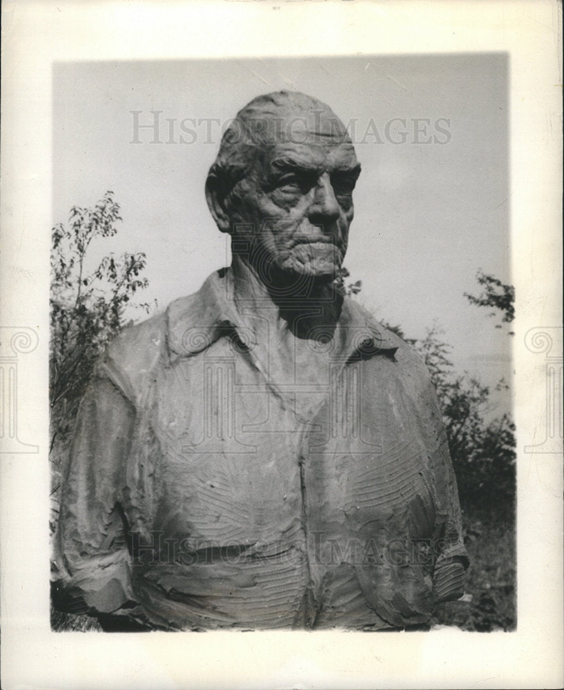 1937 Chase Osborn Bust Statue-Historic Images