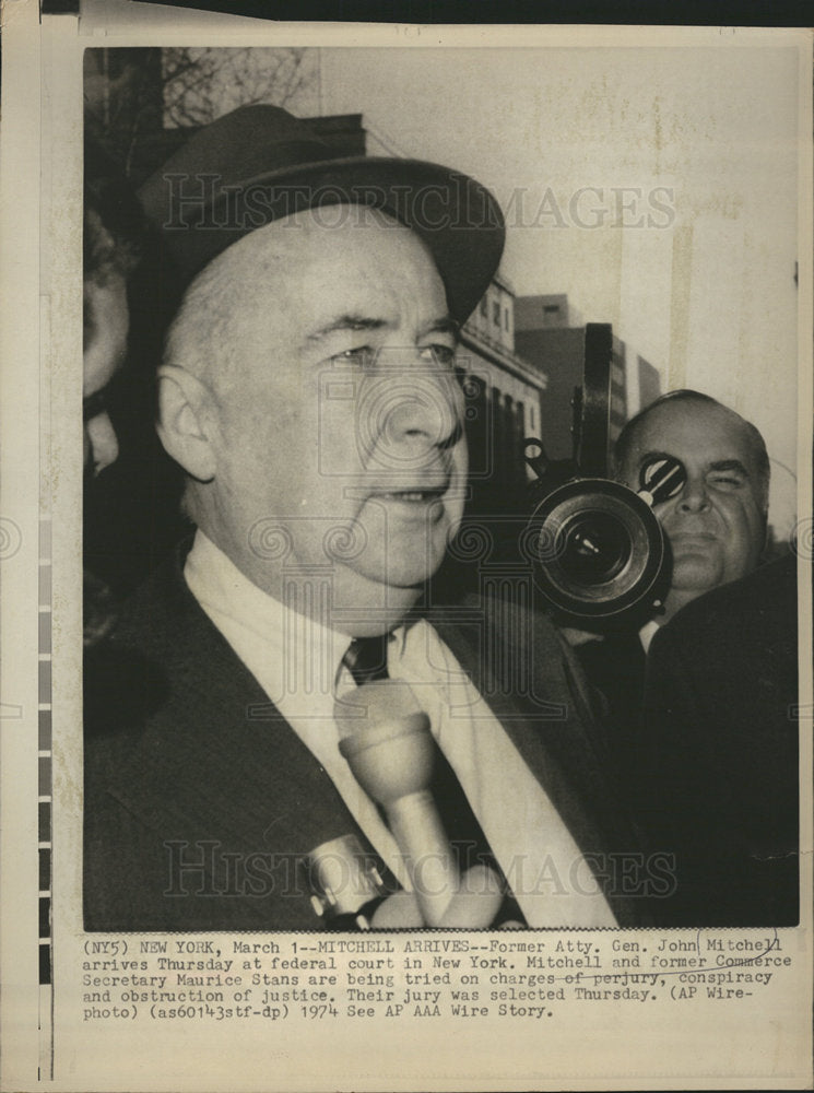 1974 John Mitchell trial Attorney General-Historic Images