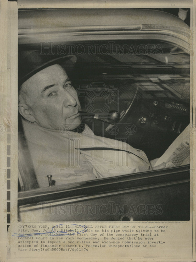 1974 Atty. Gen. John N Mitchell trial-Historic Images