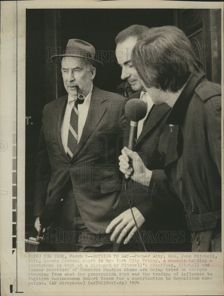 1974 John Mitchell Attorney General New Yor-Historic Images