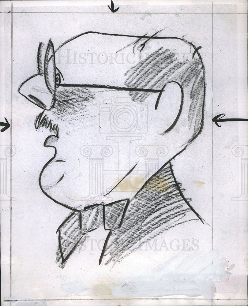 1947 Nixon caricaturist Henry Major NewYork-Historic Images