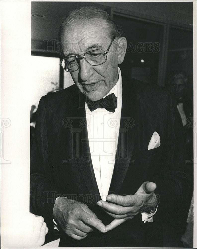 1984 Max Fisher businessman philanthropist-Historic Images