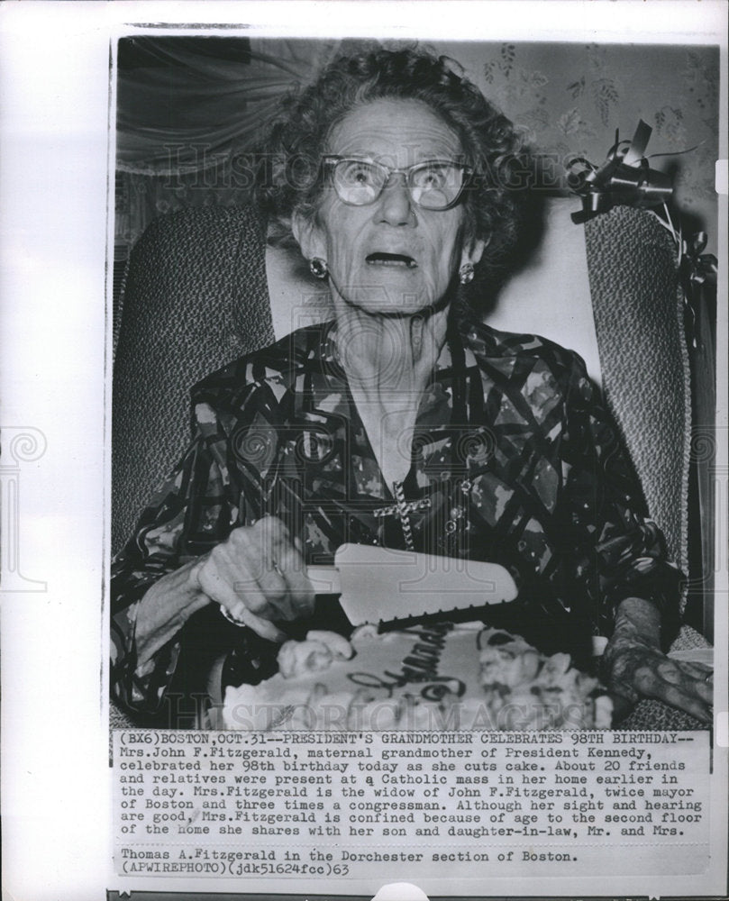 1963 Mrs. John F. Fitzgerald-Historic Images