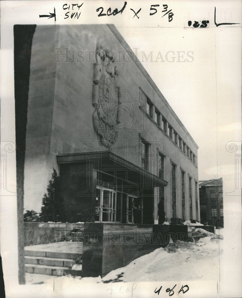 1954 Library Detroit University-Historic Images