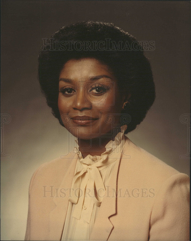 1981 Doris Biscoe WXYZ TV News Anchor-Historic Images