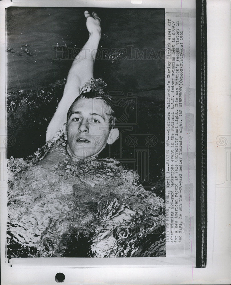 1961 Charley Bittick AAU Swimming-Historic Images